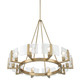 Aenon Ten Light Chandelier (3164-10 BCB-HWG)