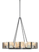 Aenon Ten Light Chandelier (3164-10 BLK-AWG)