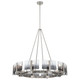 Golden - 3164-10 PW-SWG - Ten Light Chandelier - Aenon - Pewter
