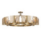 Golden - 3164-10SF BCB-AWG - Ten Light Semi-Flush Mount - Aenon - Brushed Champagne Brass
