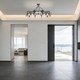 Aenon Ten Light Semi-Flush Mount (3164-10SF BLK-HWG)