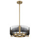 Aenon Three Light Chandelier (3164-3 BCB-SWG)