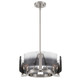 Golden - 3164-3 PW-SWG - Three Light Chandelier - Aenon - Pewter
