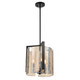 Golden - 3164-3P BLK-AWG - Three Light Pendant - Aenon - Matte Black
