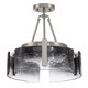 Aenon Three Light Semi-Flush Mount (3164-3SF PW-SWG)