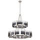 Aenon 12 Light Chandelier (3164-4-8 PW-SWG)