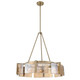 Aenon Six Light Chandelier (3164-6 BCB-AWG)