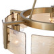 Aenon Six Light Chandelier (3164-6 BCB-AWG)