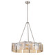 Aenon Six Light Chandelier (3164-6 PW-AWG)