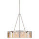 Aenon Six Light Chandelier (3164-6 PW-AWG)