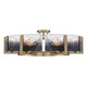 Aenon Six Light Semi-Flush Mount (3164-6SF BCB-SWG)