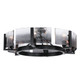 Golden - 3164-6SF BLK-SWG - Six Light Semi-Flush Mount - Aenon - Matte Black