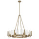 Golden - 3164-8 BCB-HWG - Eight Light Chandelier - Aenon - Brushed Champagne Brass