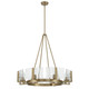Aenon Eight Light Chandelier (3164-8 BCB-HWG)