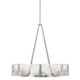 Aenon Eight Light Chandelier (3164-8 PW-HWG)