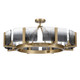 Aenon Eight Light Semi-Flush Mount (3164-8SF BCB-SWG)
