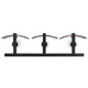 Aenon Three Light Vanity (3164-BA3 BLK-SWG)