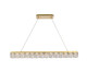 Elegant Lighting - 3501D42G - LED Linear Pendant - Valetta - Gold