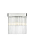 Elegant Lighting - 1070W9C - One Light Wall Sconce - Harlow - Chrome and Clear