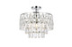 Elegant Lighting - 1103F16C - Three Light Flush Mount - Mila - chrome