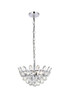 Elegant Lighting - 1104D14C - Three Light Pendant - Emilia - Chrome