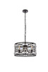 Elegant Lighting - 1108D16BK - Three Light Pendant - Kennedy - black