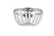 Elegant Lighting - 1112F12C - Three Light Flush Mount - Kylie - chrome
