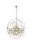 Elegant Lighting - 1130G43PN-GT/RC - 18 Light Chandelier - Geneva - Polished nickel