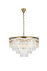 Elegant Lighting - 1201D32SG/RC - 17 Light Chandelier - Sydney - satin gold