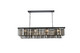 Elegant Lighting - 1202D60MB-SS/RC - 12 Light Chandelier - Sydney - Matte Black