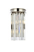 Elegant Lighting - 1208W8PN/RC - Two Light Wall Sconce - Sydney - Polished nickel