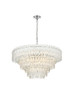 Elegant Lighting - 1780D31C - Ten Light Pendant - Emilia - Chrome