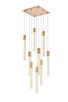 Elegant Lighting - 2066D20SG - Nine Light Pendant - Weston - satin gold