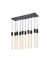 Elegant Lighting - 2066D42BK - Ten Light Pendant - Weston - black