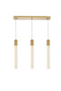 Elegant Lighting - 2066S32SG - Three Light Pendant - Weston - satin gold