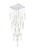 Elegant Lighting - 2088G36C - 25 Light Chandelier - Aurora - Chrome and Clear
