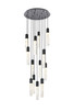 Elegant Lighting - 2089G30BK - 13 Light Chandelier - Aurora - Black and Clear