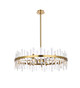 Elegant Lighting - 2200D36SG - 16 Light Chandelier - Serena - satin gold
