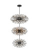 Elegant Lighting - 2500G50L3BK - 90 Light Chandelier - Vera - Black