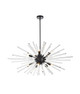 Elegant Lighting - 2502D42BK - Ten Light Pendant - Sienna - black