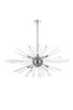 Elegant Lighting - 2502D42C - Ten Light Pendant - Sienna - chrome