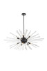 Elegant Lighting - 2502D46BK - Ten Light Pendant - Sienna - Black