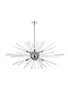 Elegant Lighting - 2502D46C - Ten Light Pendant - Sienna - chrome