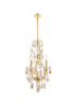 Elegant Lighting - 2800D12G-GT/RC - Four Light Pendant - Maria Theresa - Gold Elegant Lighting - 2800D12G-GT/RC - Four Light Pendant - Maria Theresa - Gold