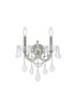Elegant Lighting - 2800W2C/RC - Two Light Wall Sconce - Maria Theresa - Chrome