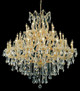Elegant Lighting - 2801G44G/RC - 37 Light Chandelier - Maria Theresa - Gold