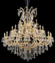 Elegant Lighting - 2801G52G/RC - 41 Light Chandelier - Maria Theresa - Gold