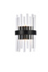 Elegant Lighting - 3000W8BK - Two Light Bath Sconce - Dallas - black