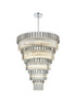 Elegant Lighting - 3400GR59C - 43 Light Chandelier - Willow - Chrome and Clear