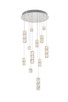 Elegant Lighting - 3500D24C - LED Pendant - Polaris - Chrome